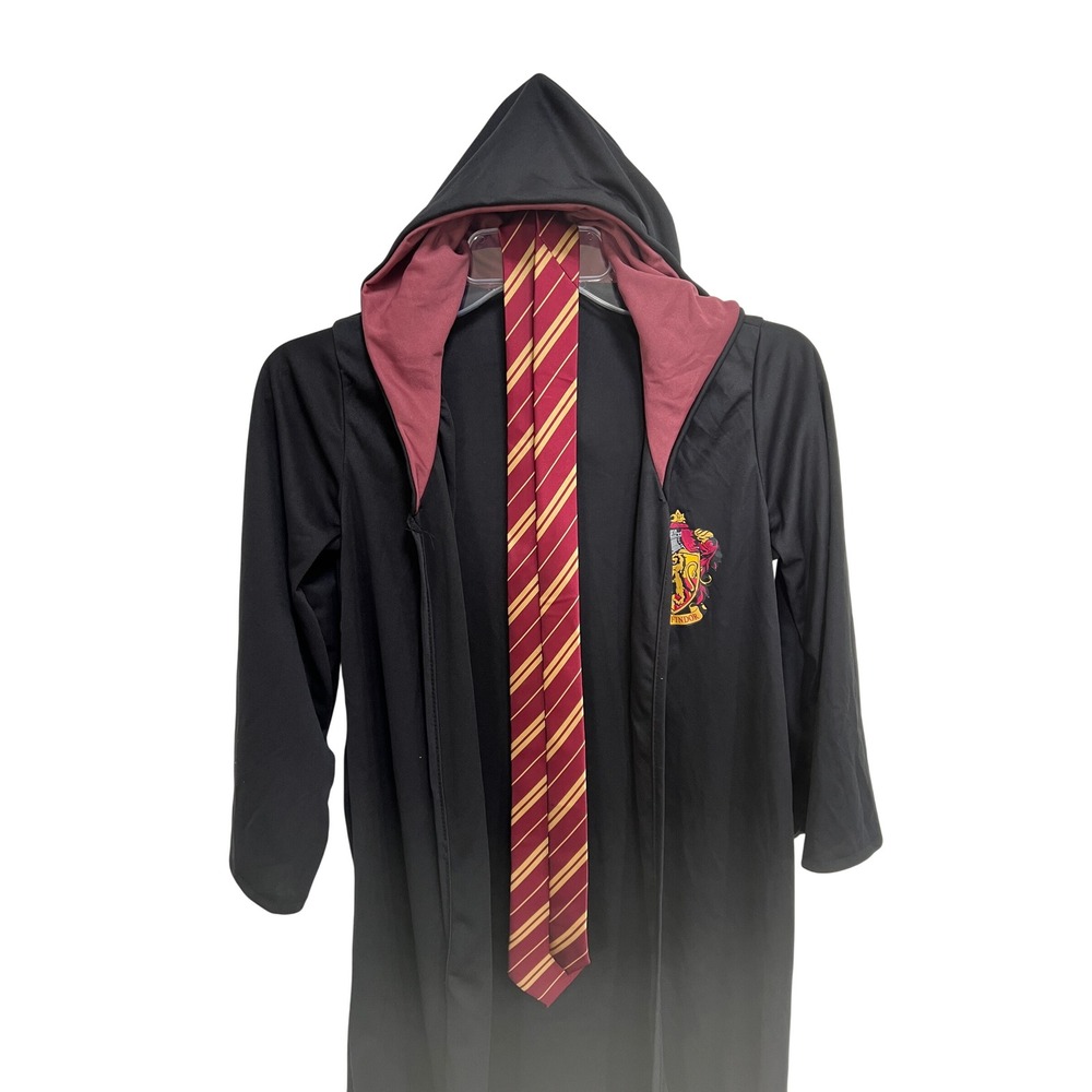 Rubies Harry Potter Gryffindor Costume Robe and Tie Kids Medium Black Burgundy
